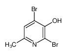 2,4-二溴-6-甲基-3-吡啶醇图片