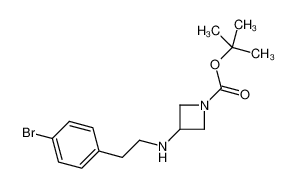 tert-butyl 3-[2-(4-bromophenyl)ethylamino]azetidine-1-carboxylate 887579-92-2