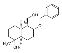 (-)-(1S,2R,4aS,8aS)-2-benzyloxydecahydro-5,5,8a-trimethyl-1-naphthylmethanol 211053-75-7