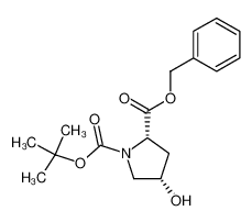 (4S)-1-(tert-butoxycarbonyl)-4-hydroxy-L-proline benzyl ester