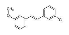 3-氯-3'-甲氧基二苯乙烯