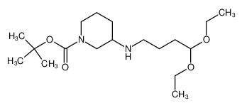 3-(4,4-二乙氧基-丁基氨基)-哌啶-1-羧酸叔丁酯