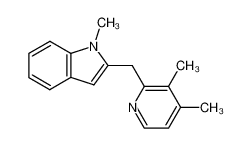 2-(3,4-dimethyl-2-pyridylmethyl)-1-methylindole 79076-71-4