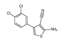 2-amino-4-(3,4-dichlorophenyl)thiophene-3-carbonitrile 861407-95-6
