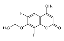 7-乙氧基-6,8-二氟-4-甲基-2H-苯并吡喃-2-酮