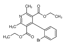 diethyl 4-(2-bromophenyl)-2,6-dimethyl-1,4-dihydropyridine-3,5-dicarboxylate 861927-02-8