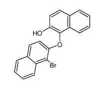 156835-40-4 1-bromo-2'-hydroxy-2,1'-dinaphthyl ether