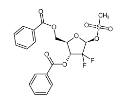 2-Deoxy-2,2-difluoro-D-erythro-pentofuranose-3,5-dibenzoate-1-methanesulfonate 122111-11-9