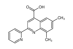 6,8-Dimethyl-2-(2-pyridinyl)-4-quinolinecarboxylic acid 725705-56-6