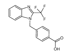 4-[[2-三氟甲基-1H-苯并咪唑-1-基]甲基]苯甲酸