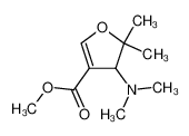 4-dimethylamino-5,5-dimethyl-4,5-dihydro-furan-3-carboxylic acid methyl ester 99189-69-2