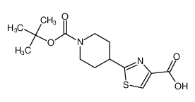 2-[1-(叔丁氧羰酰)-4-哌啶基]-1,3-噻唑-4-甲酸