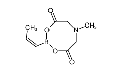 6-methyl-2-[(E)-prop-1-enyl]-1,3,6,2-dioxazaborocane-4,8-dione 1104637-46-8