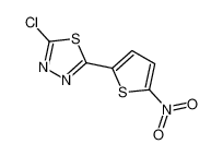 2-chloro-5-(5-nitrothiophen-2-yl)-1,3,4-thiadiazole 4015-13-8