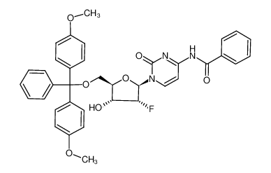 N4-benzoyl-5'-O-(4,4'-dimethoxytrityl)-2'-fluoro-2'-deoxycytidine