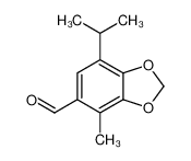 4-methyl-7-propan-2-yl-1,3-benzodioxole-5-carbaldehyde 88631-89-4
