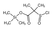 trimethylsilyl 2-(chlorosulfinyl)-2-methylpropanoate 74903-20-1