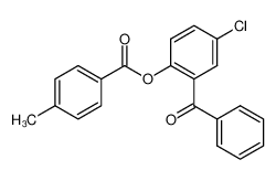 2-benzoyl-4-chlorophenyl 4-methylbenzoate 94797-02-1