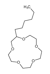 2-hexyl-1,4,7,10,13-pentaoxacyclopentadecane 65743-07-9