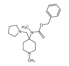 benzyl N-methyl-N-[1-methyl-4-(pyrrolidin-1-ylmethyl)piperidin-4-yl]carbamate 672310-27-9