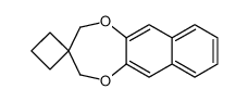 spiro[2,4-dihydrobenzo[h][1,5]benzodioxepine-3,1'-cyclobutane] 65478-51-5