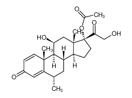86401-94-7 17α-acetoxy-11β,21-dihydroxy-6α-methyl-1,4-pregnadiene-3,20-dione