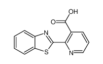 2-(1,3-benzothiazol-2-yl)pyridine-3-carboxylic acid 728-66-5