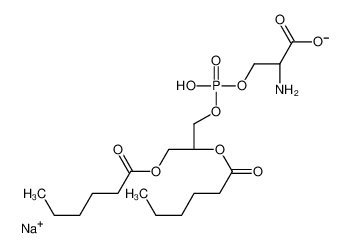 sodium,(2S)-2-azaniumyl-3-[[(2R)-2,3-di(hexanoyloxy)propoxy]-oxidophosphoryl]oxypropanoate 321862-85-5