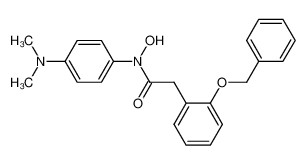 o-benzyloxyphenyl-N-hydroxy-N-(p-dimethylamino)phenylacetamide 117659-13-9