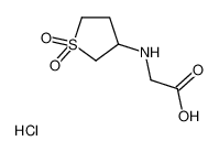 2-[(1,1-dioxothiolan-3-yl)amino]acetic acid,hydrochloride