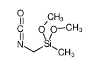 406679-89-8 1-二甲氧基(甲基)硅甲基异氰酸酯
