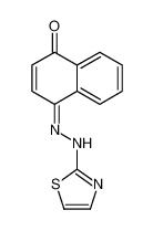 4-(1,3-thiazol-2-ylhydrazinylidene)naphthalen-1-one 31042-79-2