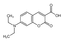 7-(二乙基氨基)香豆素-3-羧酸图片