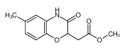 methyl 2-(6-methyl-3-oxo-4H-1,4-benzoxazin-2-yl)acetate 104662-85-3