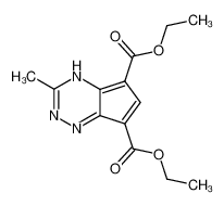 3-Methyl-4H-cyclopenta<e>-1,2,4-triazin-5,7-dicarbonsaeure-diethylester 117227-45-9