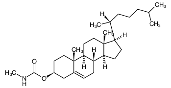 (3S,8S,9S,10R,13R,14S,17R)-10,13-dimethyl-17-((R)-6-methylheptan-2-yl)-2,3,4,7,8,9,10,11,12,13,14,15,16,17-tetradecahydro-1H-cyclopenta[a]phenanthren-3-yl methylcarbamate 92588-72-2