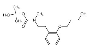 N-{2-[2-(3-hydroxypropoxy)phenyl]ethyl}-N-methylcarbamic acid tert-butyl ester 202811-44-7