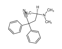 7576-16-1 (R)-(-)-2,2-diphenyl-4-dimethylaminopentanenitrile