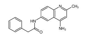 N-(4-amino-2-methylquinolin-6-yl)-2-phenylacetamide 7511-77-5