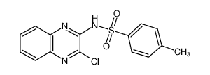 N-(3-chloroquinoxalin-2-yl)-4-methylbenzenesulfonamide 4029-41-8