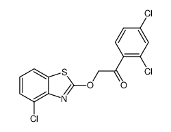 2-[(4-Chloro-1,3-benzothiazol-2-yl)oxy]-1-(2,4-dichlorophenyl)eth anone 887581-12-6