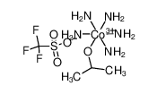 75522-57-5 structure, C4H17CoF3N5O4S++
