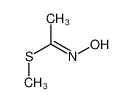 methyl N-hydroxyethanimidothioate 19125-12-3