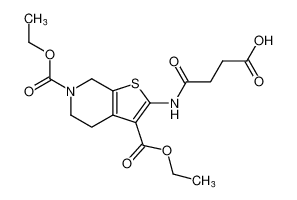 321530-04-5 structure, C17H22N2O7S