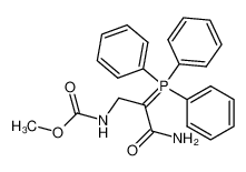 methyl (3-amino-3-oxo-2-(triphenylphosphoranylidene)propyl)carbamate 141280-03-7