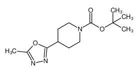1-Boc-4-(5-甲基-1,3,4-噁二唑-2-基)哌啶