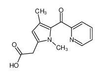86187-18-0 2-[1,4-dimethyl-5-(pyridine-2-carbonyl)pyrrol-2-yl]acetic acid