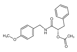 918161-15-6 acetic acid (S)-1-(4-methoxy-benzylcarbamoyl)-2-phenyl-ethyl ester