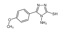 4-氨基-2,4-二氢-5-(4-甲氧基苯基)-3H-1,2,4-三唑-3-硫酮