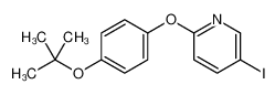 5-iodo-2-[4-[(2-methylpropan-2-yl)oxy]phenoxy]pyridine 87789-45-5